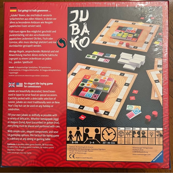 Jubako NIB by Michael Kiesling Family Strategy Game - Picture 2 of 6